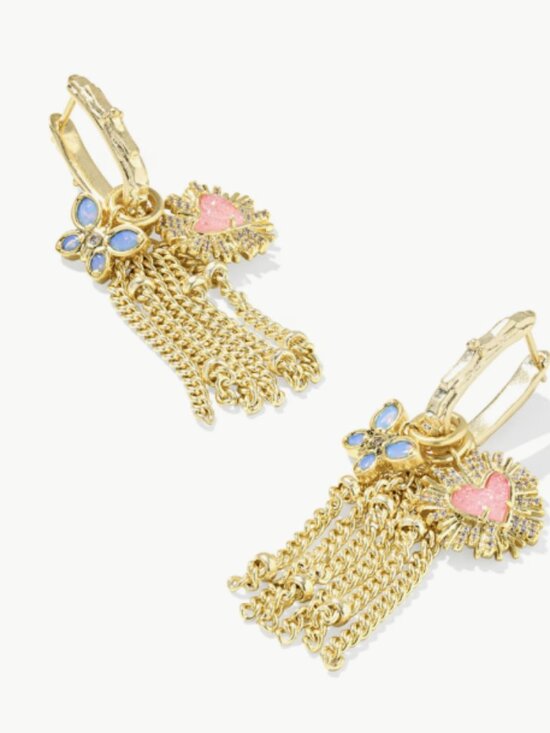 Kendra Scott Jewelry - The Dolly Parton x Kendra Scott Ari Heart Butterfly Gold Huggie Earrings